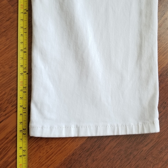 Karl Lagerfeld Paris White Classic 5 Pocket Crop Pant Sz 6 - Picture 14 of 16